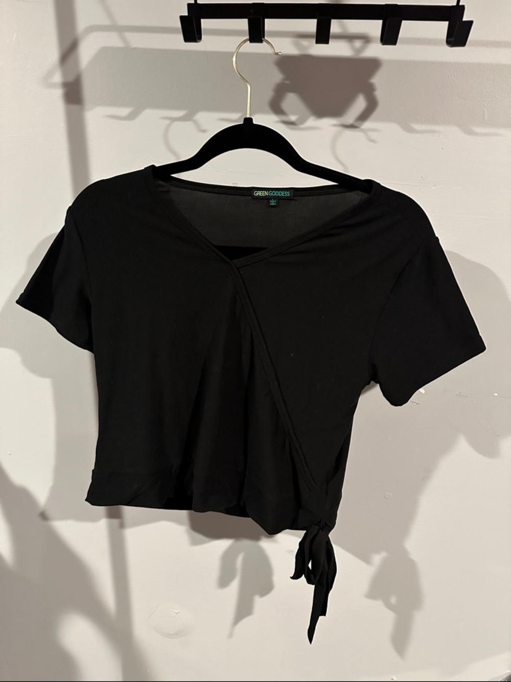Goddess Classic Black Wrap Tee